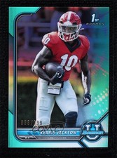 2021-22 Bowman U Chrome Prospects Aqua Refractor 38/299 Kearis Jackson #27 0q1p