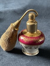 Limoges France Miniatur Parfum Duft Zerstäuber Porzellan Vintage Atomist