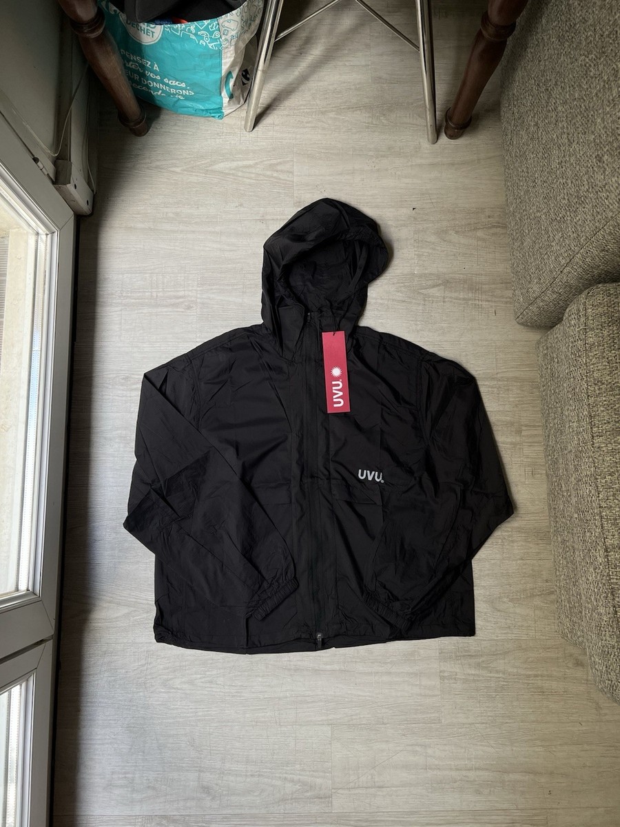 ウォーキング・ランニングウェア UVU ULTRALIGHT WINDBREAKER MEDIUM UVU Club Running Ultralight Windbreaker Black Techwear Nylon