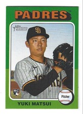 2024 Topps Heritage High Number Color Swap Variation #509 Yuki Matsui (RC) SP