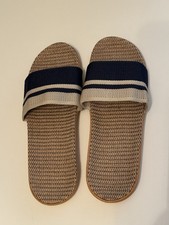 Summer Linen Slippers Non-Slip Breathable Open-Toe Home Sandals Universal