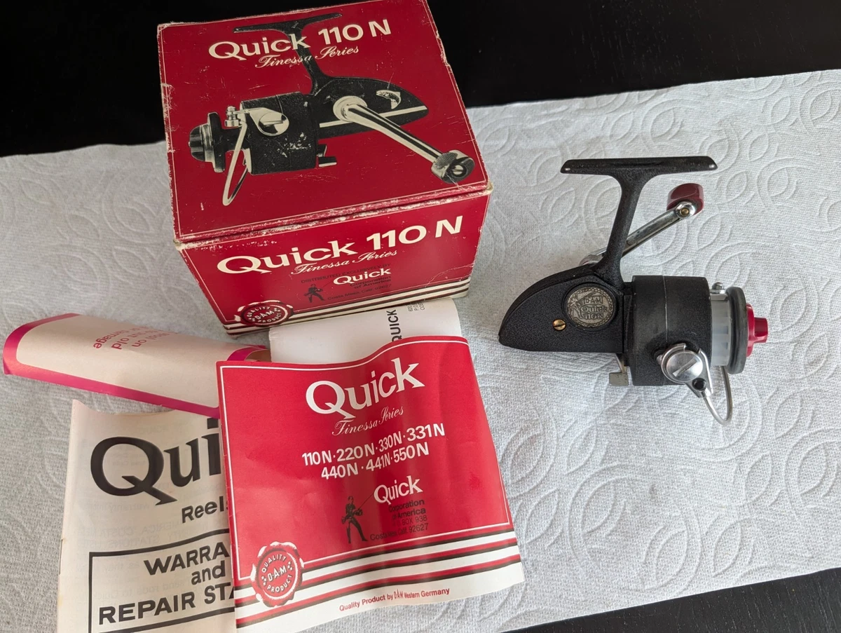 DAM QUICK FINESSA 110 , Microlite , alte Angelrolle , Top Zustand EUR 35,50 - DE