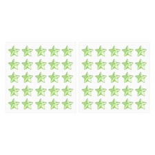 2 Sheet Star Gem Stickers 10mm, Self Adhesive Jewel Sticker Light Green