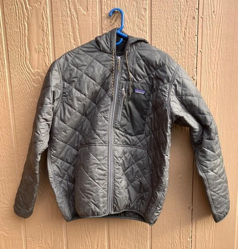 Patagonia Diamond Quilted Bomber Jacket, Noble Grey, Mens XL, $110 - product listing photo
