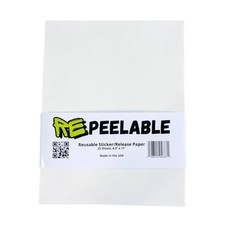 Paper, Double Sided Silicone Release Backing for Collecting Organizing and Re...