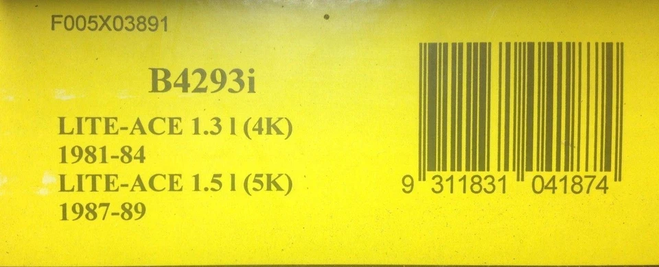 SPARK PLUG & IGNITION LEAD SET Lite-Ace KM20 1.3L 4K-C KM30 KM36 1.5L 5K-C - Image 2 of 3