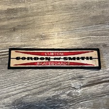 vtg Surfing ephemera Skateboards patch Gordon and Smith Custom Skateboards
