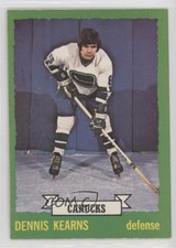 1973-74 O-Pee-Chee Light Back Dennis Kearns #162 uk2