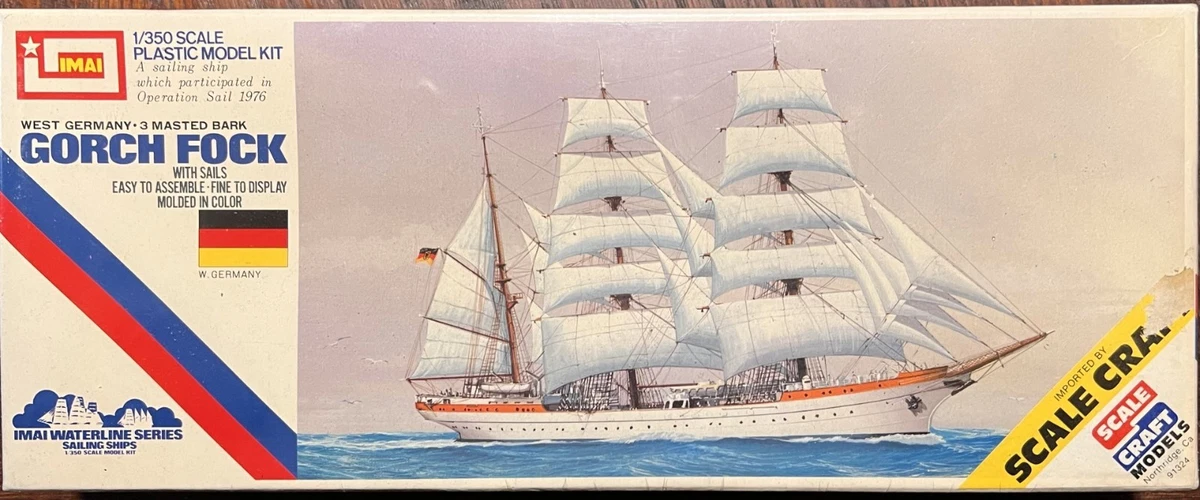 Maquette Ancienne Bateau Gorch Fock Imai - Échelle 1:350 - Occasion