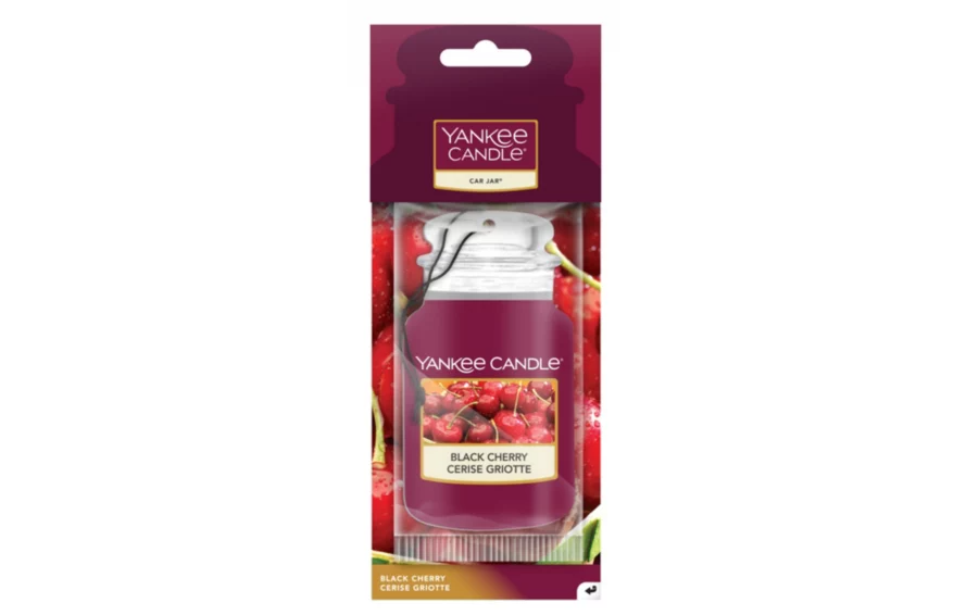 YANKEE CANDLE Car Jar Paper Black Cherry