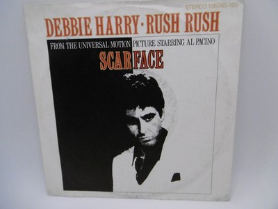 Debbie Harry (Blondie) Rush Rush, Film Scatface German Chrysalis 106 065 7'' 1981