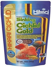 Hikari 12-Ounce Sinking Cichlid Gold Pellets for Pets, Medium