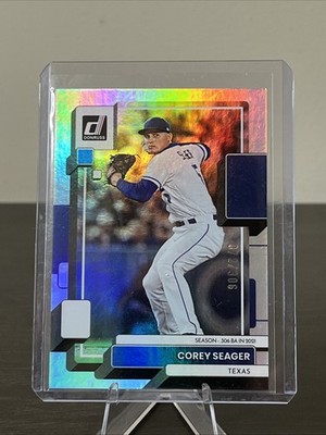2022 Panini Donruss Corey Seager #203 Season Stat Line /306