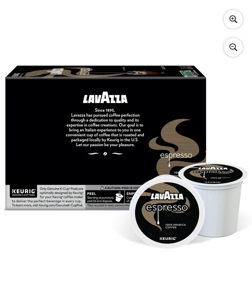 Pack of 2 Lavazza Espresso Coffee Keurig 10 ct K Cups 4.1 oz (New in Box) - Image 2 of 3