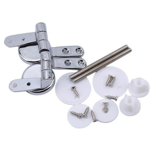 Fittings Toilet Lid Hinges Replacement 1 Set Tools Hotel Mounting