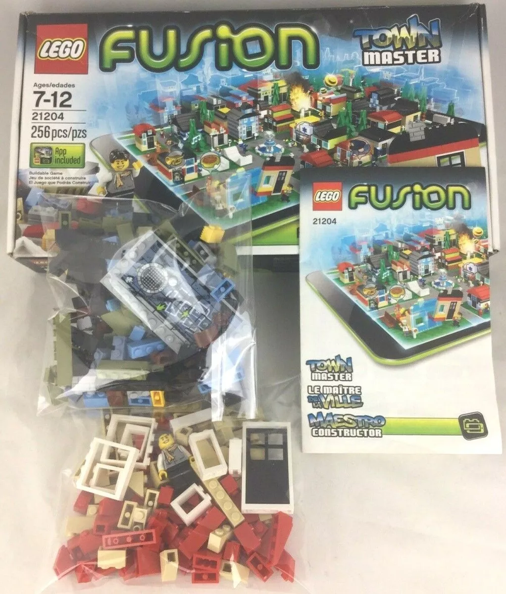 Lego Fusion Town Master 21204 Complete with Minifigure Instructions