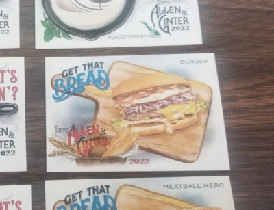 GET THAT BREAD 2022 TOPPS ALLEN GINTER CARD #GTB-1 (BURGER)
