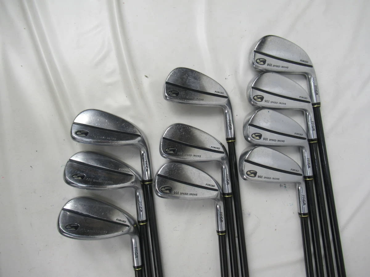 PRGR 901 SPEED IRONS FORGED Iron #3- #9.P.A.S Set Genuine Carbon