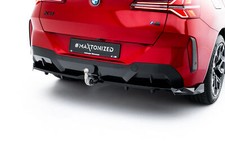 Mittlerer Cup Diffusor DTM Look Heck Ansatz für BMW X3 M-Paket G45 schwarz Hochg