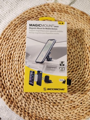 Scosche MagicMount Dash Magnetic Mount for Mobile Devices, Black, MAGDM2