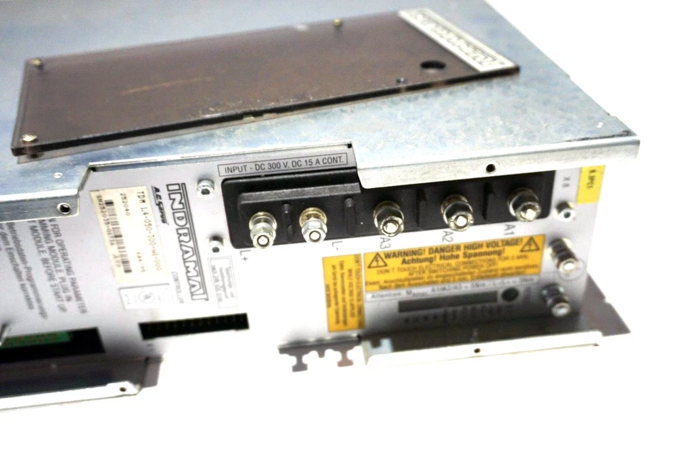 USED INDRAMAT TDM 1.4-050-300-W1-000 SERVO DRIVE CONTROLLER TDM1.4050300W1000 - Image 2 of 4