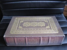 PRESIDENT GEORGE H W BUSH SIGNED - DESTINY AND POWER EASTON PRESS LEATHER SEALED