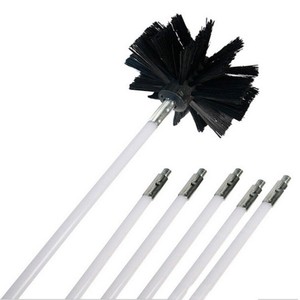 Chimney Cleaner Brush Sets Cleaning Rotary Sweep System Fireplace