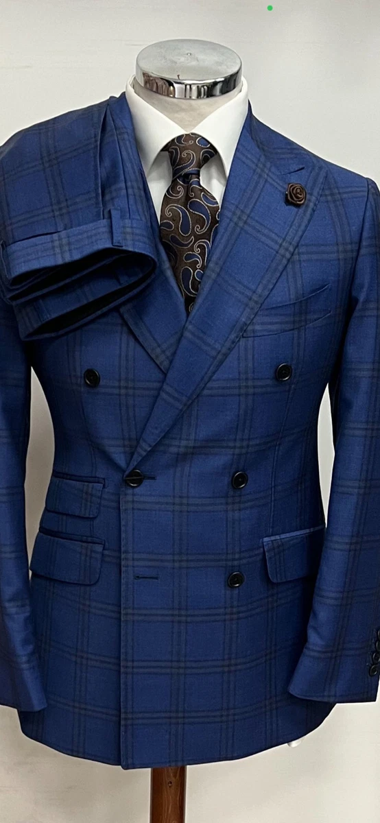 Double breasted suit hotsell with ticket pocket