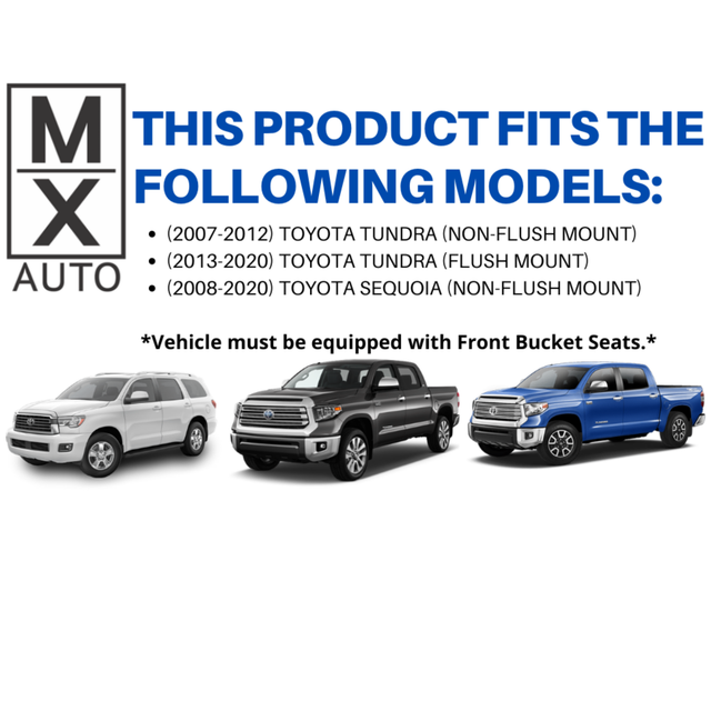 Du Ha Under Seat Storage Fits 07-17 Toyota Tundra Double Cab without