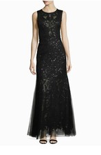 Super Deal: New Vera Wang Sequin Embellished Trumpet Gown  Sz 12.  Org. $488.00