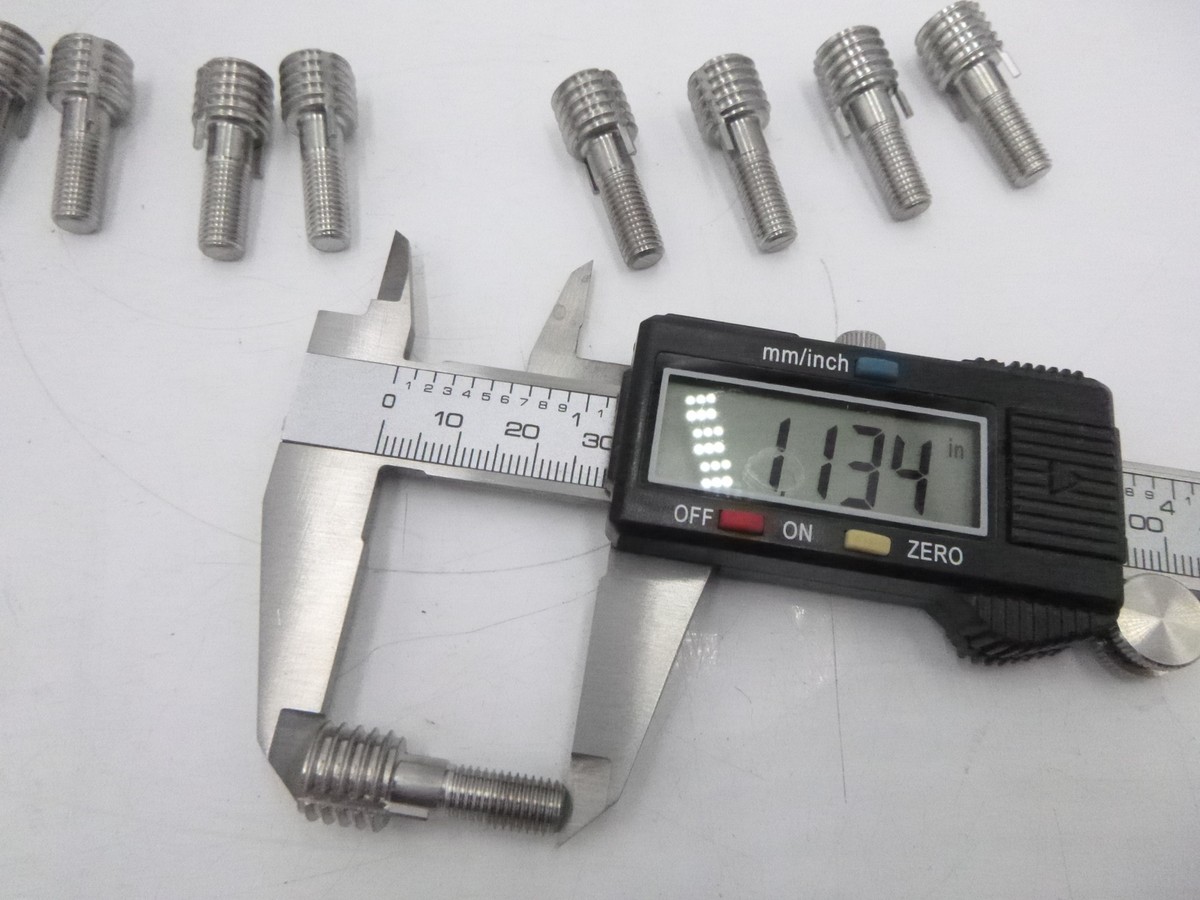 11 Pack Roland Aerospace Keylocking Stud Locked In Key Locked 7/16
