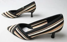 Sanctuary Women's Pointy Toe Prime Heels JL3 Black/Milk Size US:8 UK:6