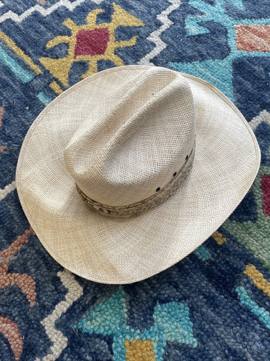 Chapeau De Cowboy Bailey U-Rollit Taille 21.5 Pouces - Marron Avec Boucle