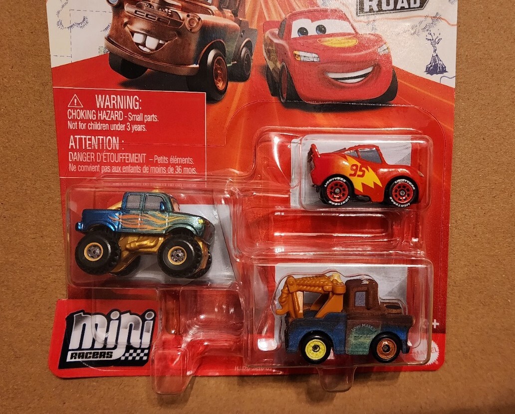 2022 Disney Pixar Cars Mini Racers On The Road 3-Pack | eBay