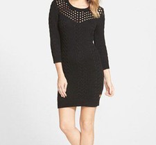 Element My Love Sweater Dress (M) Black