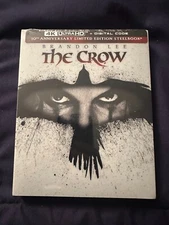 THE CROW 30TH ANNIVERSARY LIMITED EDITION STEELBOOK 4K ULTRA HD + DIGITAL NEW!