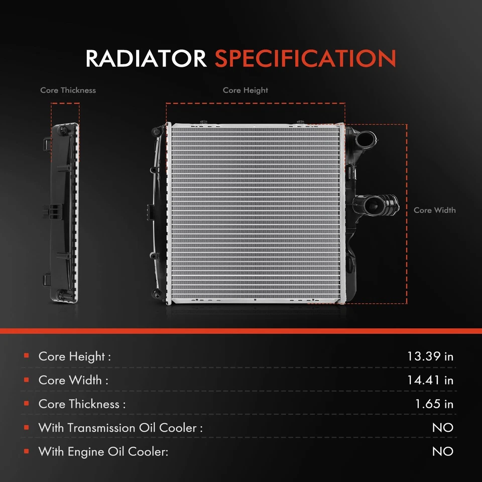 Radiador derecho Porsche 911 Boxster 2005-2012 Cayman 2006 2007 2008 2009-2010 Foto 2 de 4