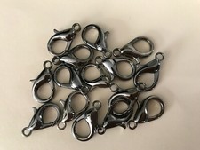 LOBSTER CLAW CLASPS FINDINGS JEWELRY MAKING 21MMX12MM ASSORTED COLORS