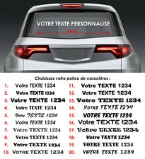 VOTRE PUBLICITE TEXTE 100cm PERSONNALISE VOITURE AUTO AUTOCOLLANT STICKER ENT002