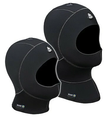 CRESSI SUB Waterproof H1 3/5mm Haube mit Entlüftungssystem - Kopfhaube mit Kragen