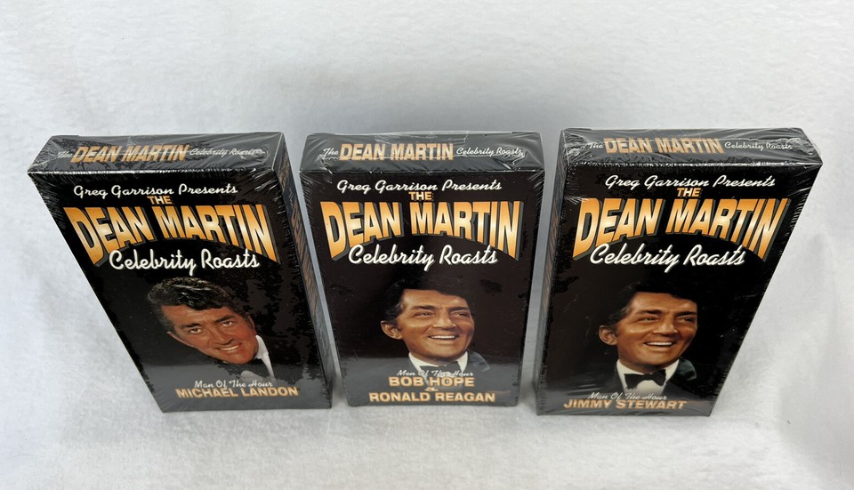 The Dean Martin Celebrity Roasts VHS Lot 3 Michael Landon Jimmy Stewart