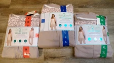 LIVE 2 LOUNGE Cooling Effects Tan 3-Pc Lounge Set NWT CHOICE of Size: M, L or XL