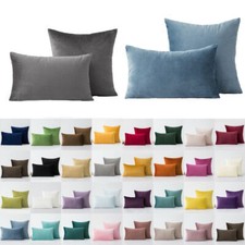 16" 18" 20" 24" Velvet Large Cushion Cover Pillow Throw Case Sofa Car Home Decor