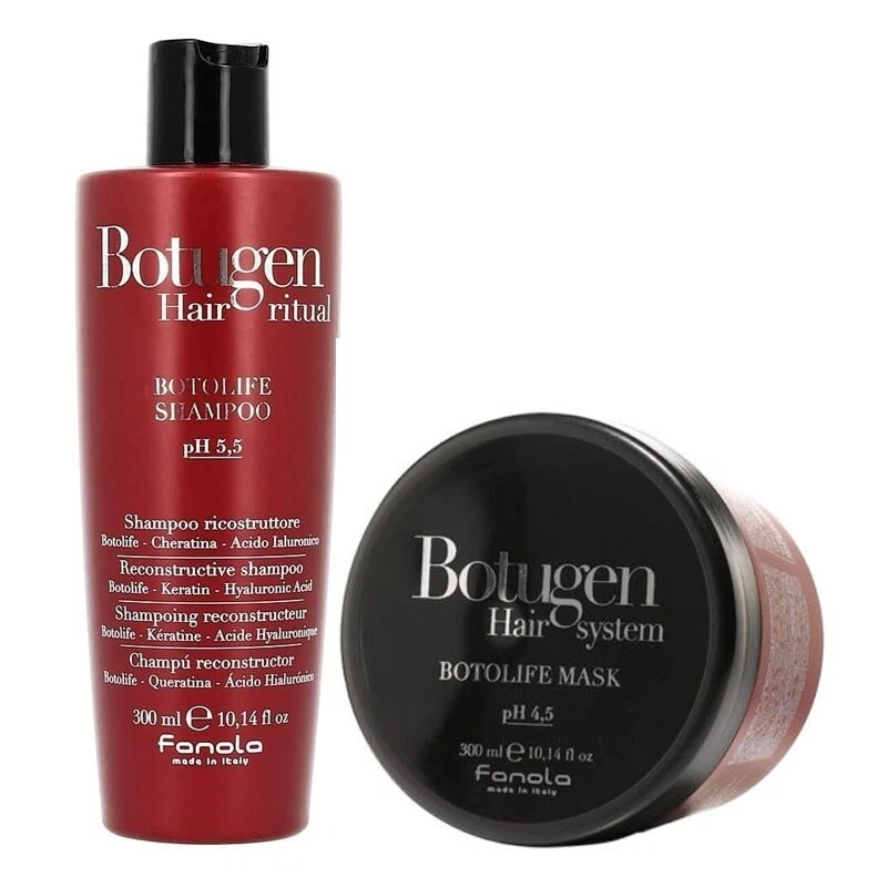 Set Capelli Danneggiati FANOLA Kit Botugen Botolife Shampoo + Maschera 300ml