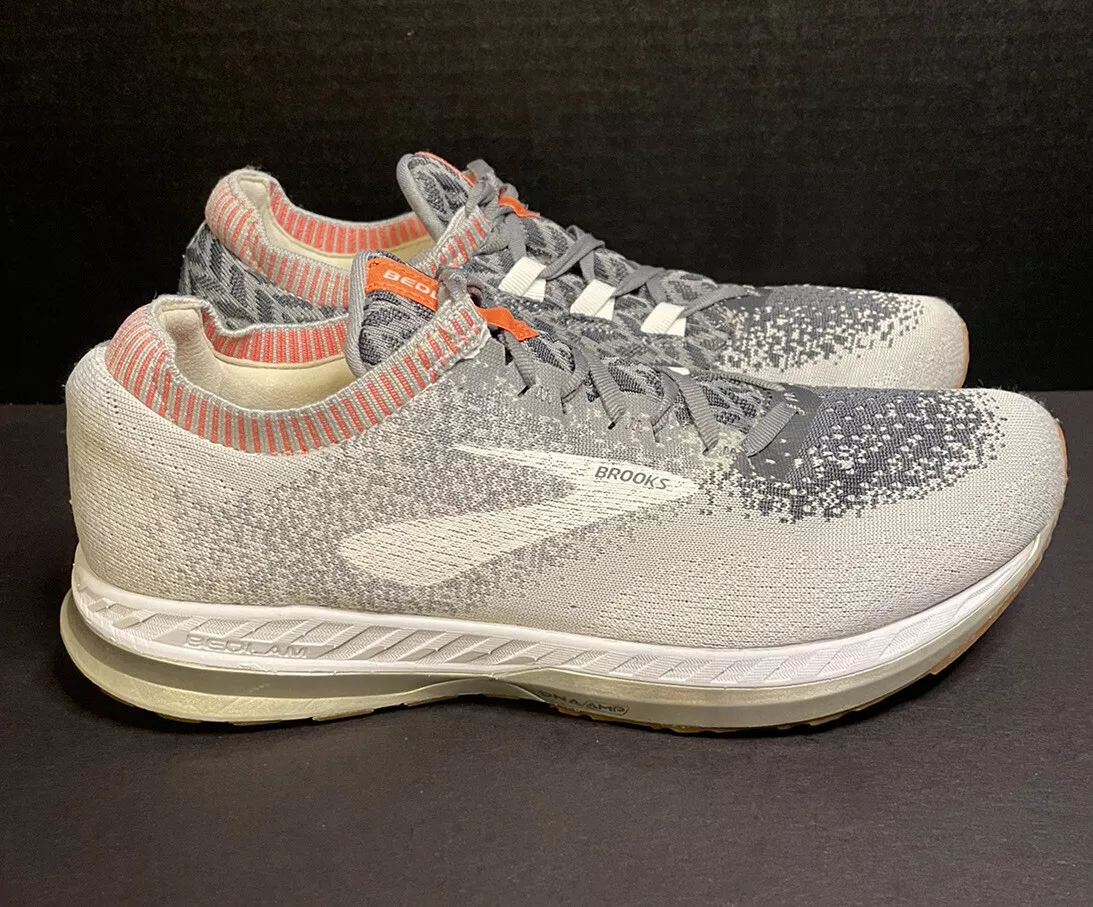 Brooks Bedlam 1202721B137 Grey Coral White Running shoes Women s 11.5