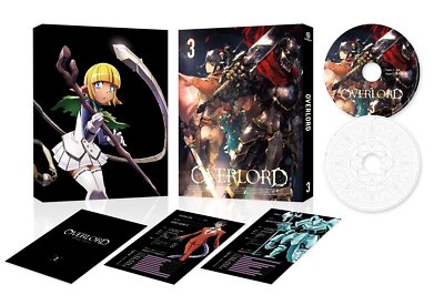 Overlord Vol.3 Limited Edition Blu-ray + Drama CD + Booklet + Karte ZMXZ-1015...