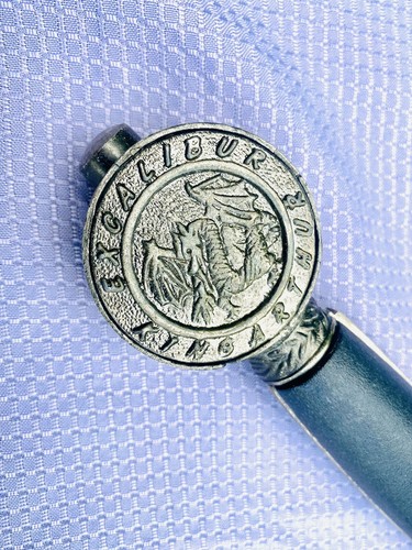 41” EXCALIBUR King Arthur Sword Replica Prop Classic 1981 Film 31.5” Blade 4lbs - Picture 3 of 10