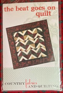 Quilt Pattern: "The Beat Goes On Quilt" by Country Fabrics and Quilting