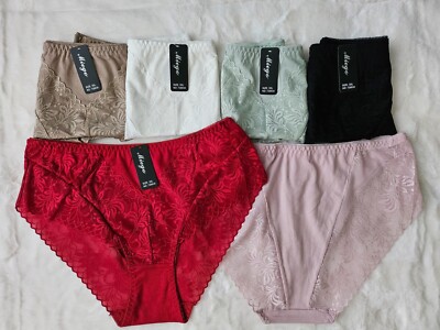 pack knickers Briefs ladies Womens Underwear Comfort Fit Lace
