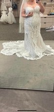 wedding dress, white, new with tags, only tried on, in bridal gown bag.